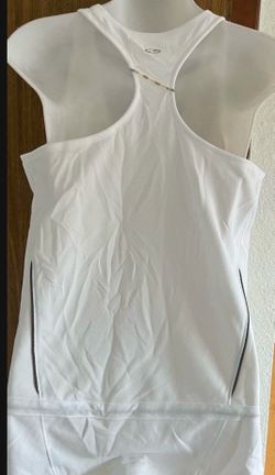 New Champion White Racerback Athletic Tank Top