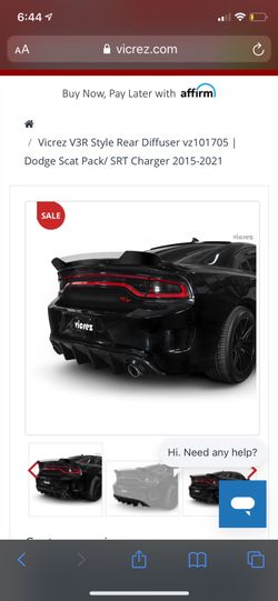 Dodge Scat Pack Diffuser