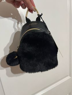 Brand new with tags! Kendall & Kylie Pom Pom Fur Mini Backpack