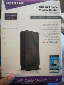 Netgear N300 WiFi Cable Router