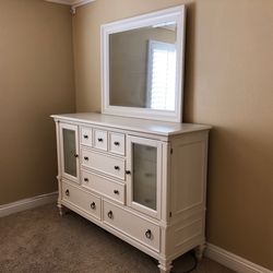 Dresser and mirror