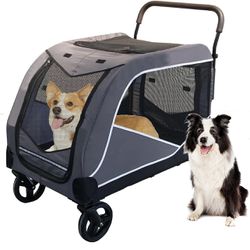 Dog Stroller “NIB” Up To 160lbs - 2 Large Dogs