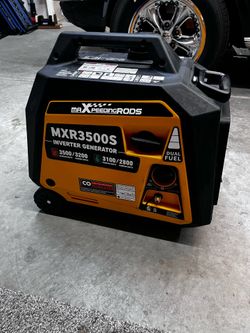 Inverter Generator 3500W Dual Fuel Electric Start CO Shutoff