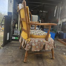 Antique wooden chair