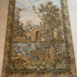 Wall Tapestry (Woven in Italy)   31.5” W X 44” L