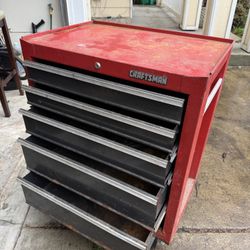 Craftsman Rolling Tool Cabinet-5 Draws. Excellent Condition 