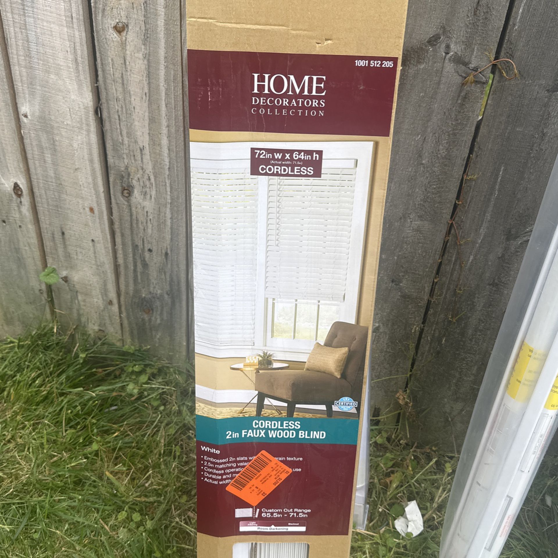 Cordless 2in Faux Wood Blind