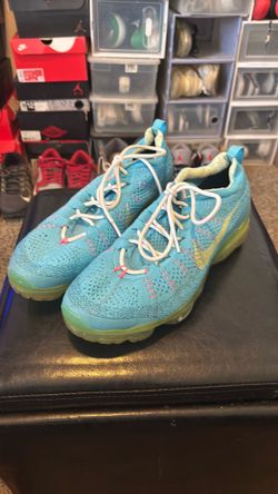 Nike Air Vapormax 2023 FK Flyknit Baltic Blue Citron Tint DV1678-400 Men's