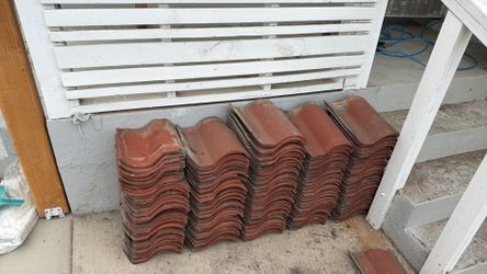 Old Spanish style roof tiles 160 pieces