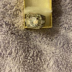 Simulated Diamond Ring