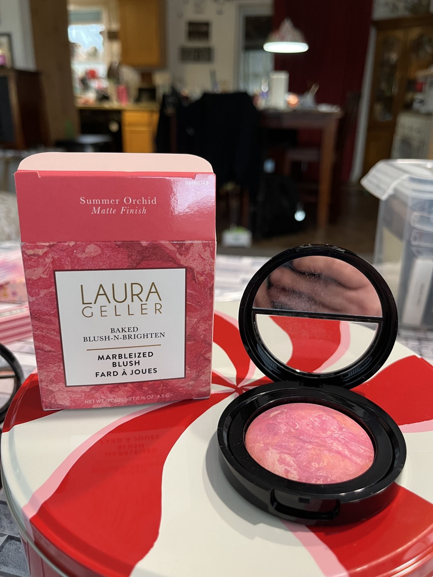 Laura Geller Baked Blush -N- Brighten Summer Orchid Matt Finish.