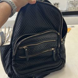 MMS Design Studio Black Backpack