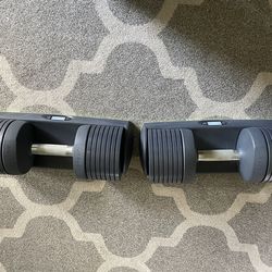 Digital adjustable dumbbells