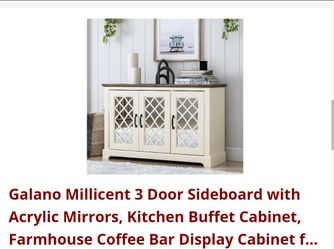 Galano Millicent 3-Door Sideboard Buffet Cabinet