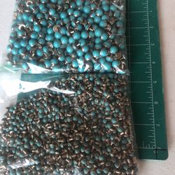 Blue Turquoise Rivets Studs