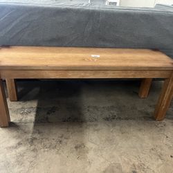 47” Wooden Bench