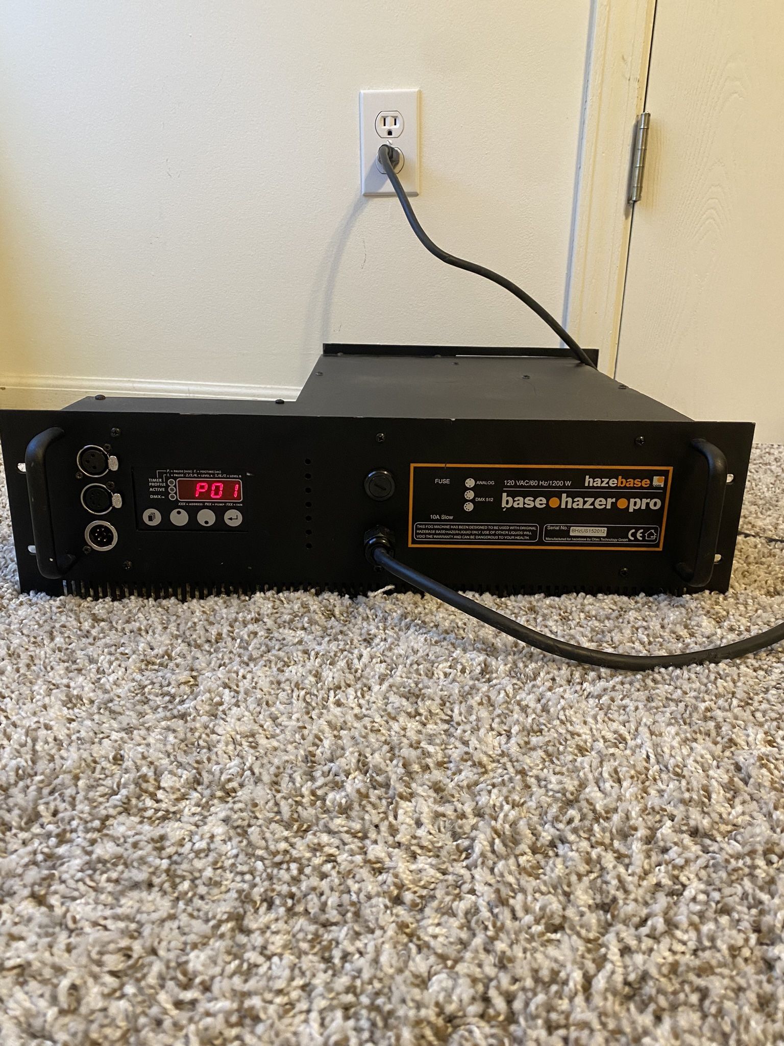 Base Hazer Pro – Professional Haze Machine – Excellent Condition. Works & Tested