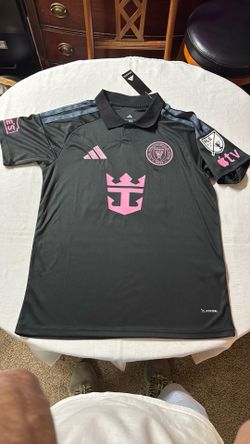 MESSI MIAMI MLS ADIDAS Black/pink size Small
