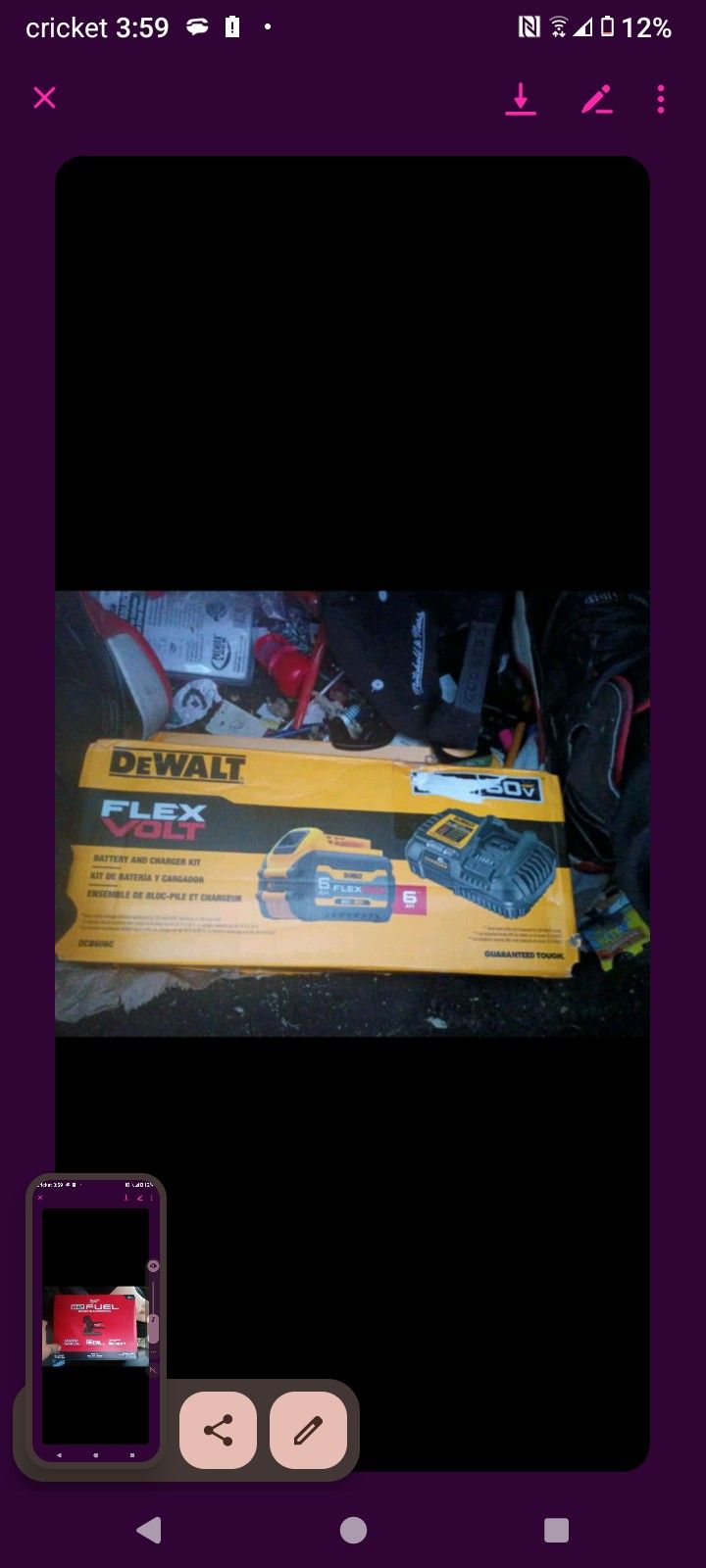 DeWalt 6 Ah With Charger