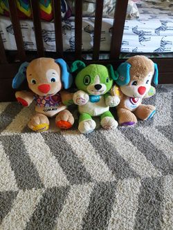3 Leap frog teddy bears