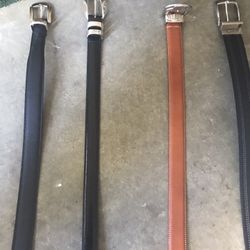 Lnew Designer Brand Leather Belts 34 To 40 Only $10 Each