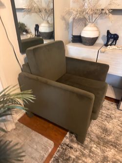Olive green chair