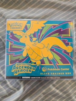 Pokemon Center Exclusive Ascended Heroes Elite Trainer Box