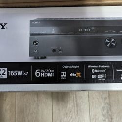 Sony 7.2 Surround Sound Receiver & All Speakers (New In Box) 4k HDR, Dolby Atmos, Bluetooth, Wifi