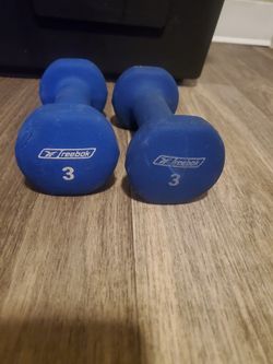 Reebok 3lb Neoprene Hex Dumbbell