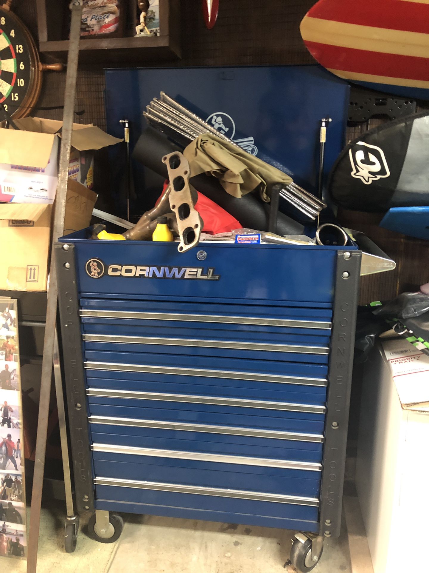 Cornwell 7 drawer toolbox with tools