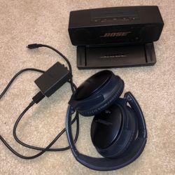 Bose Bundle! Mini Soundlink 2 Wireless Speaker & QuietComfort 35 Wireless Headphones