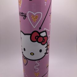 Hello Kitty Tumbler Coffee Cup Stainless Steel New With Straw Lid Starbucks Cup