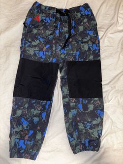 Nike ACG Trail Pants Blue Green Camo size M