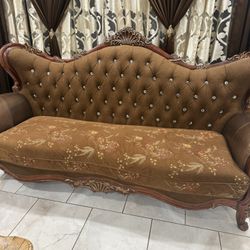 Couch Set, Table And Side Table Real Marble