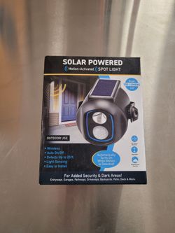 Solar Powered Spot Light