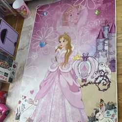Floor Mat Cinderella For Girls Room