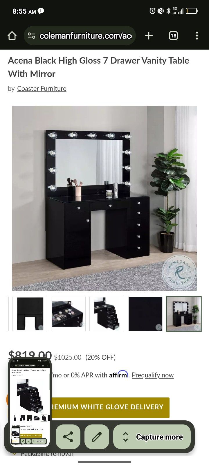 Make Up Vanity 