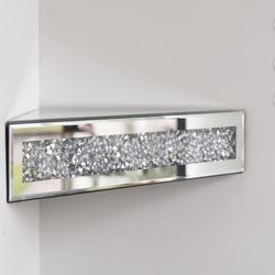 New Mirrored Corner Shelf 