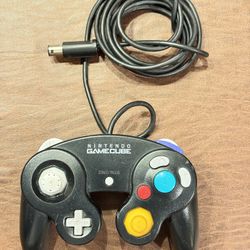 Nintendo GameCube Controller Black DOL-003 OEM Official Used Tested Works