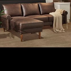 Small sectional microfiber brand new great condition