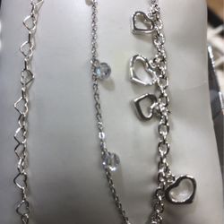 925 Sterling Silver anklet adjustable size