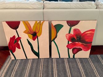 Original Acrylic Paintings 24x24 Each