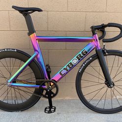 New!!! Cyborg Track Bike Brand New Risers Or Drop Bar’s New ((((only 52cm))))