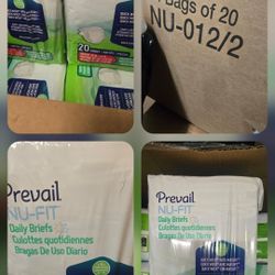 Prevail  Nu Fit Briefs EACH BOX
