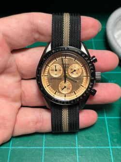 Moonswatch Mod Modified watch  PE50 Quartz movement Stainless Steel Case