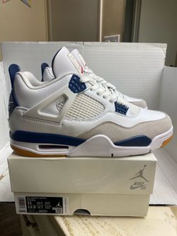 Nike SB Jordan 4 Navy Blue Sneakers Size 11 + More