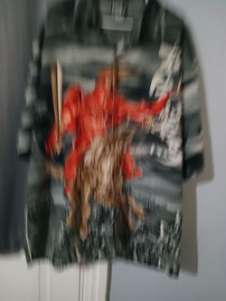 Graphic Print Short Sleeve Shirt