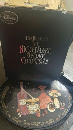 Tim Burton's The nightmare before Christmas candle holder set by the Disney store