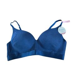 Arizona Body Wire Free Cotton Bra Insignia Blue SZ 38B NWT