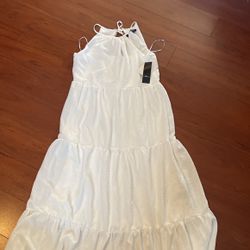 All White R&K Long Dress
